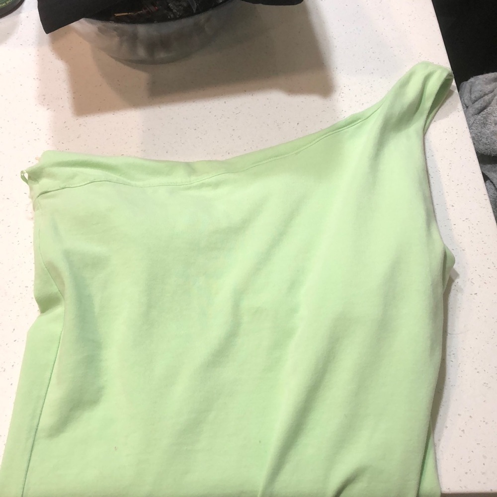 Tank top, one shoulder